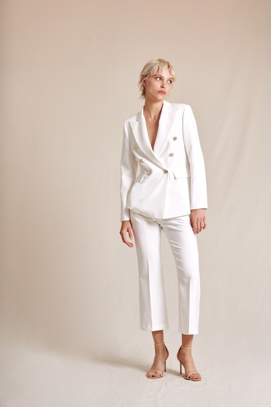 Soft White Trousers