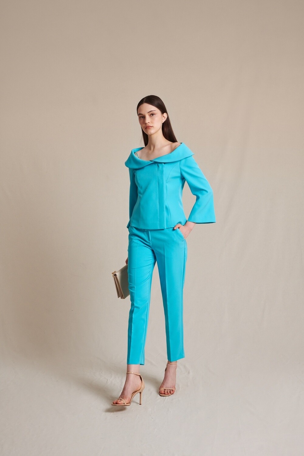 Turquoise trouser