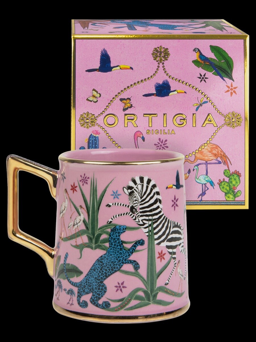 Tazza Jungle Ceramic Mug Pink