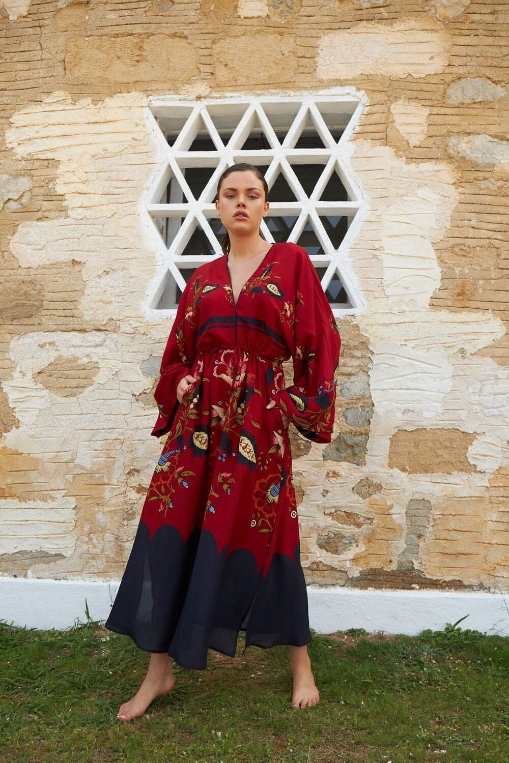Belly dress red