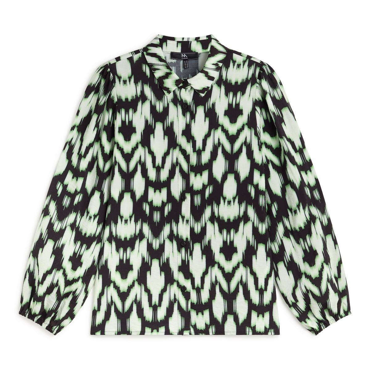 Green Black shirt