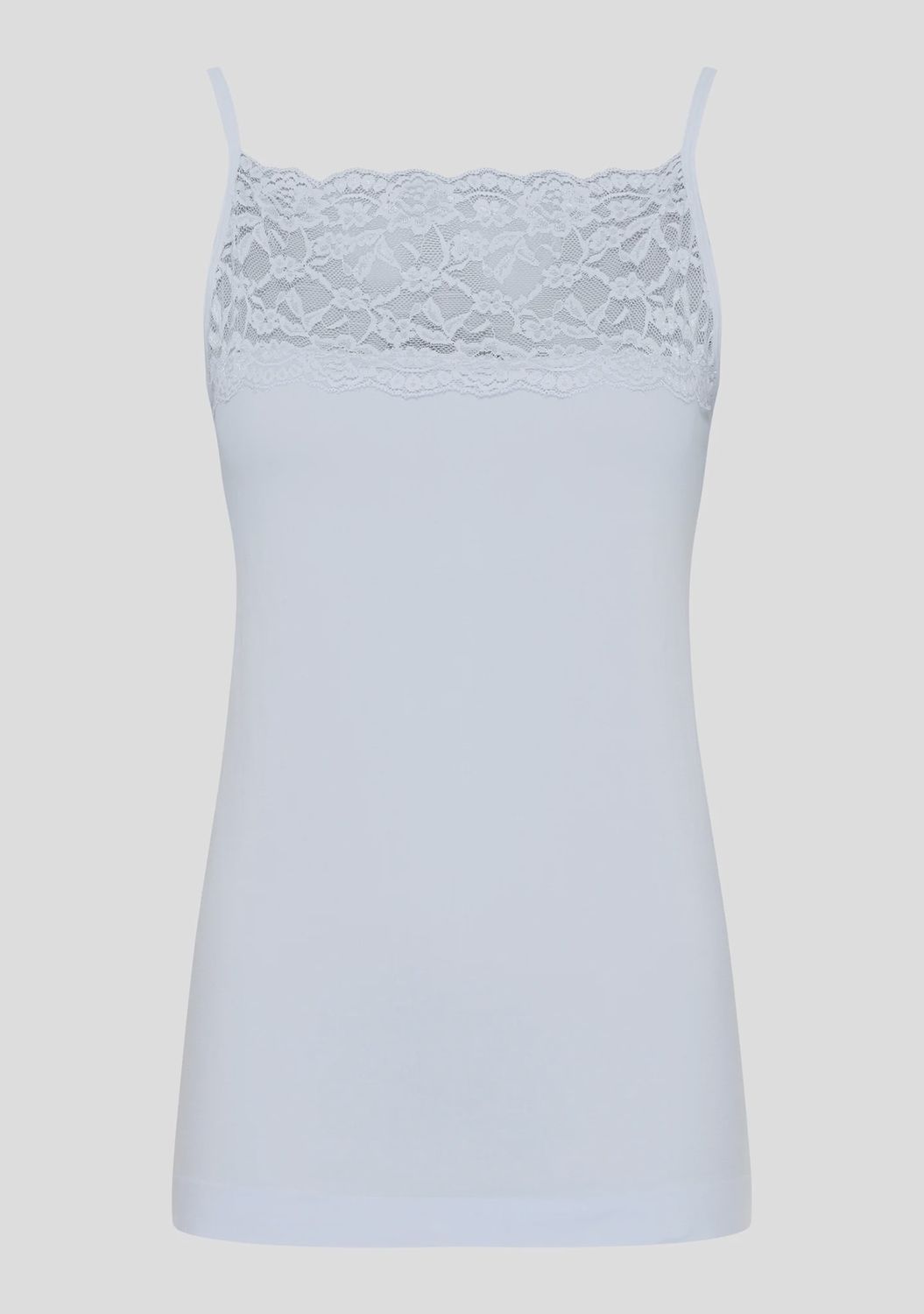 Light blue Nilla wide lace top