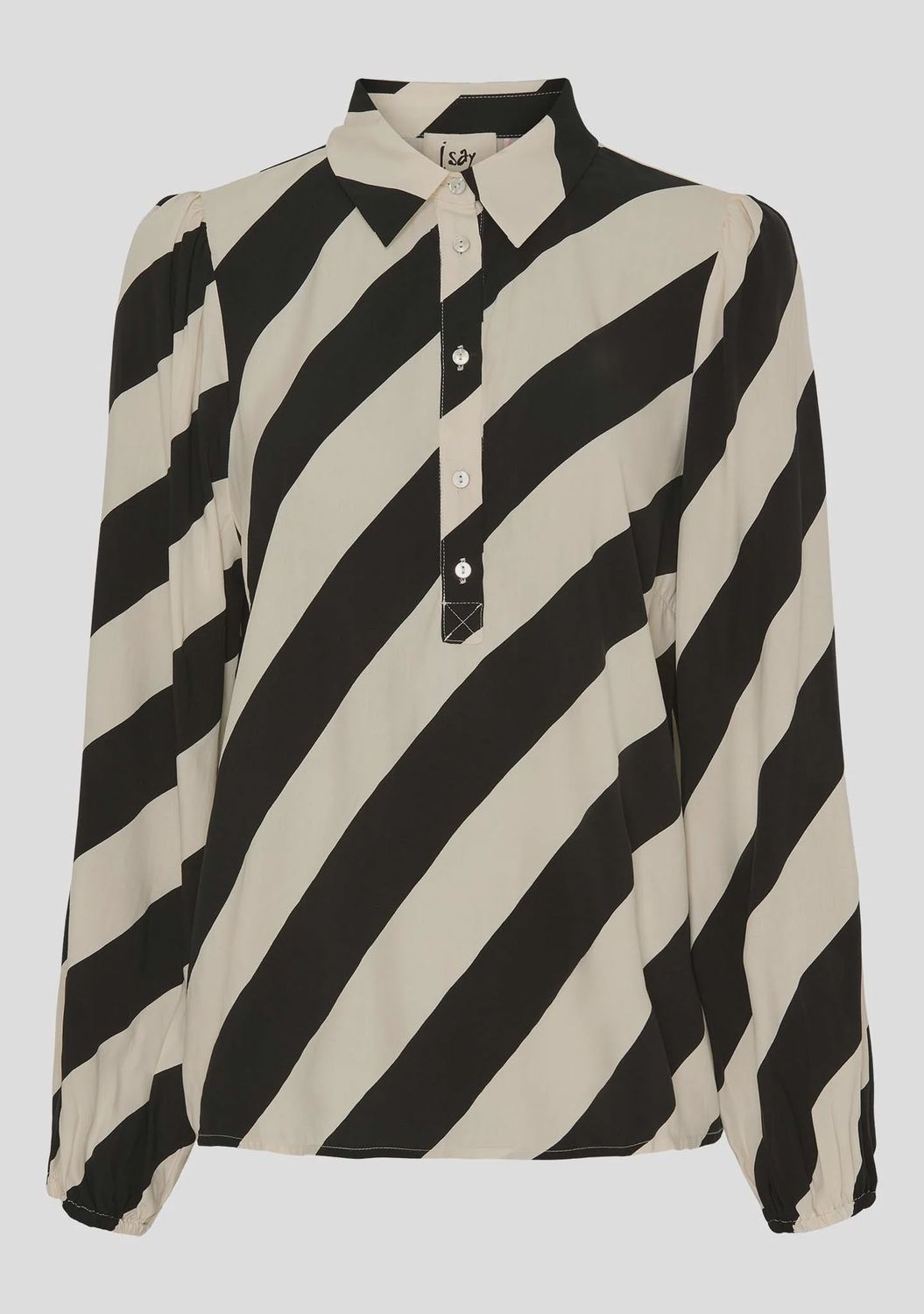 Black/ Cream Asta Blouse