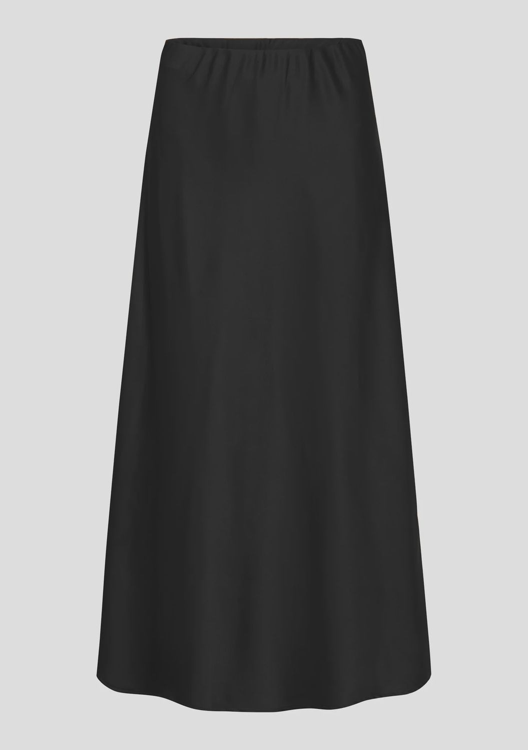 Black Steff satin skirt