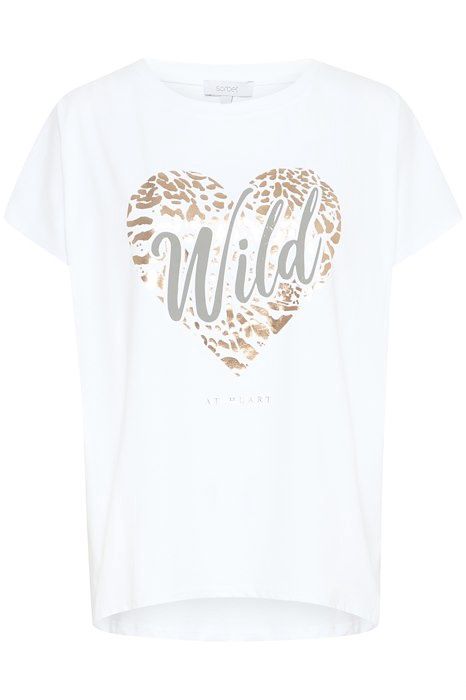 Wild white foil T-shirt