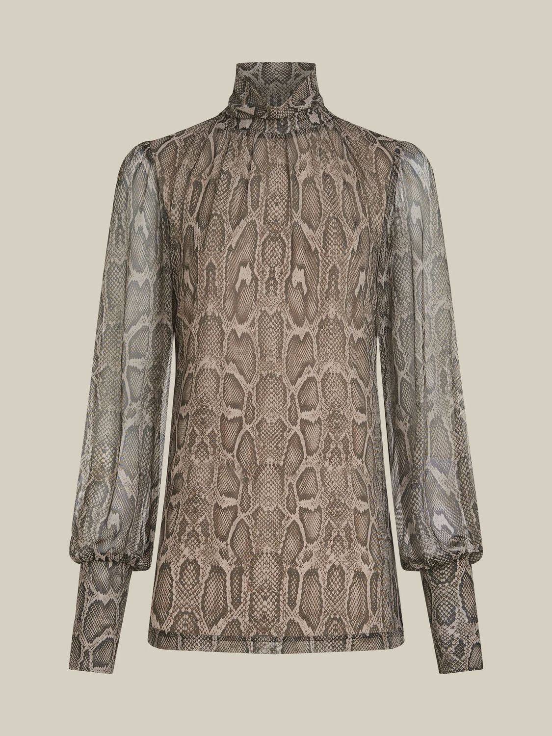 BT Jazz top snakeprint taupe