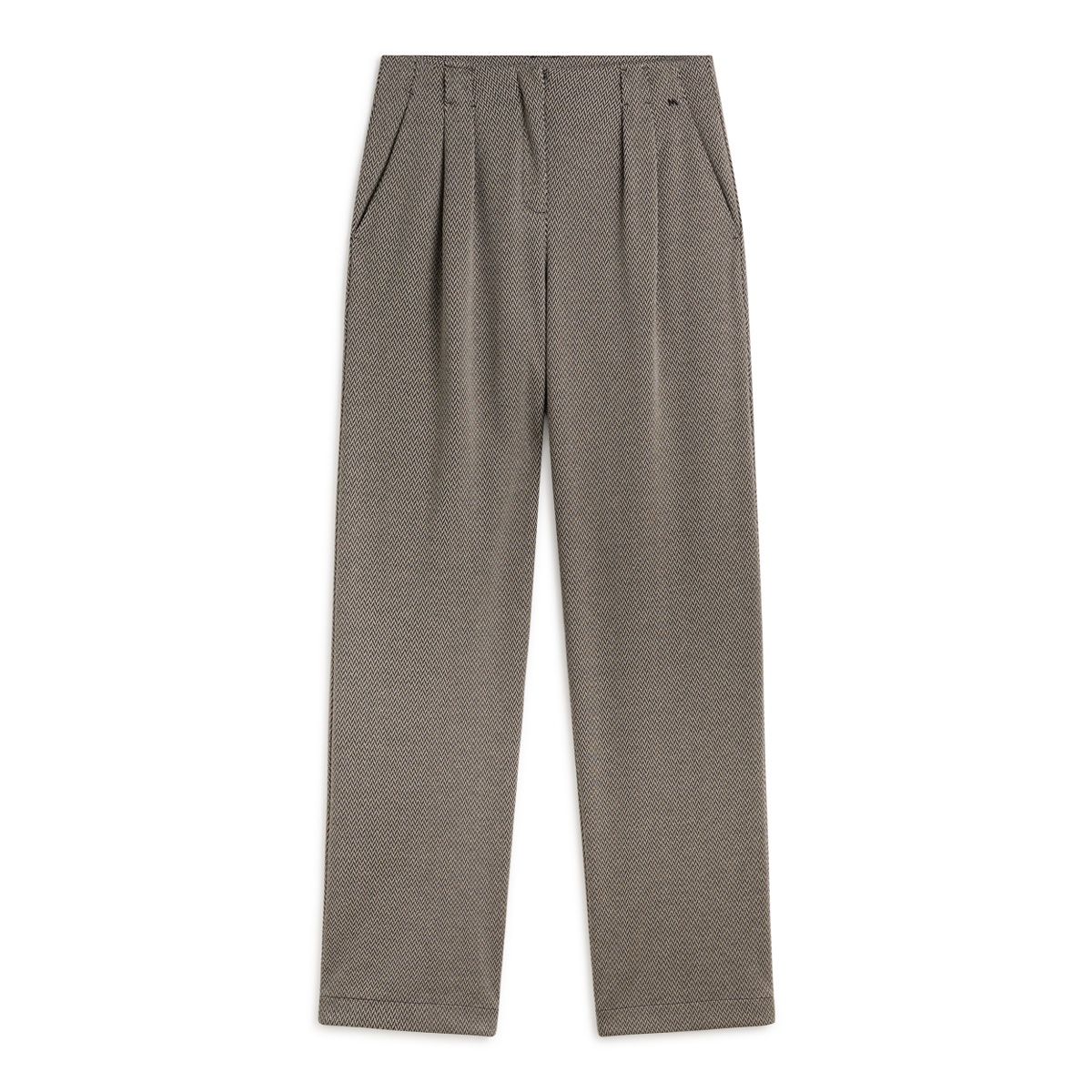 Grey wide leg trousers