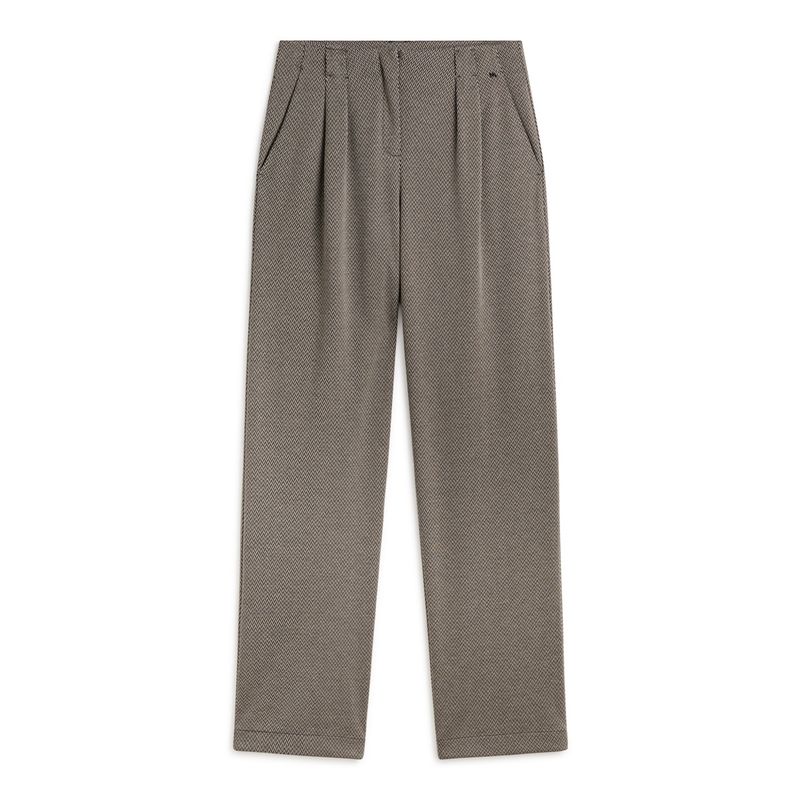 Grey wide leg trousers