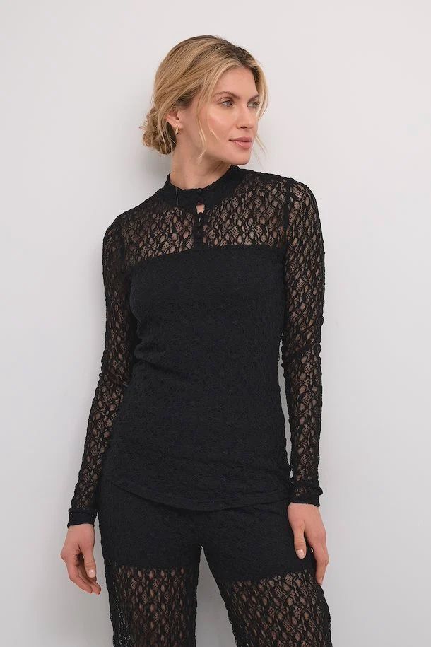 Tamara lace blouse black