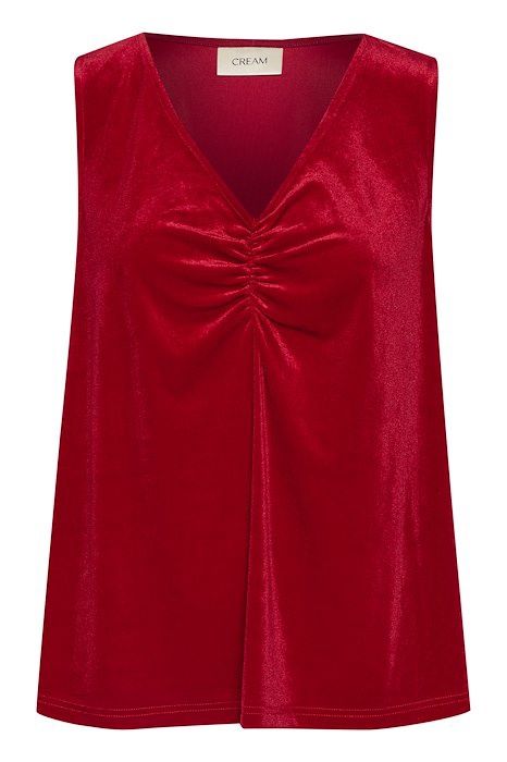 Pativa velvet top red