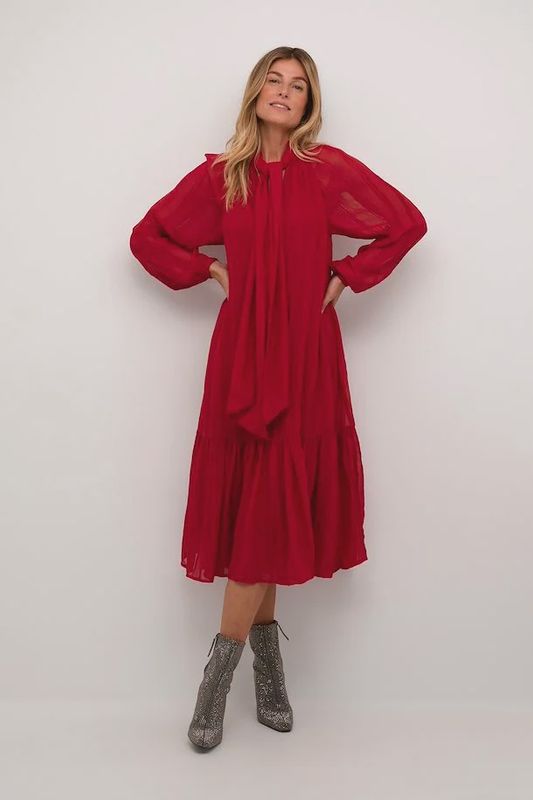 Sadia dress red