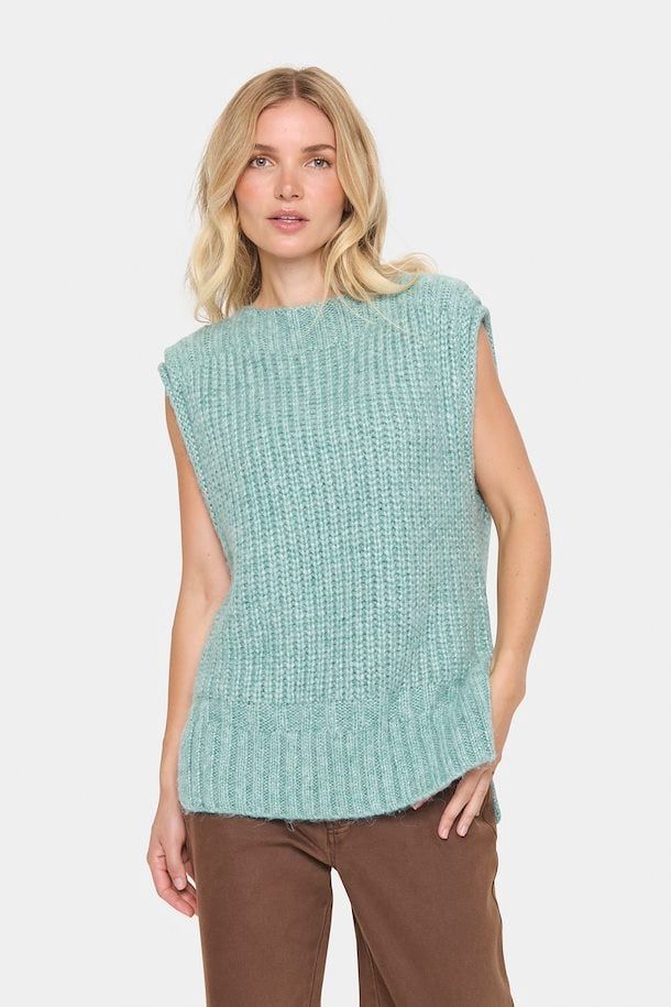 Haily teal blue tank top