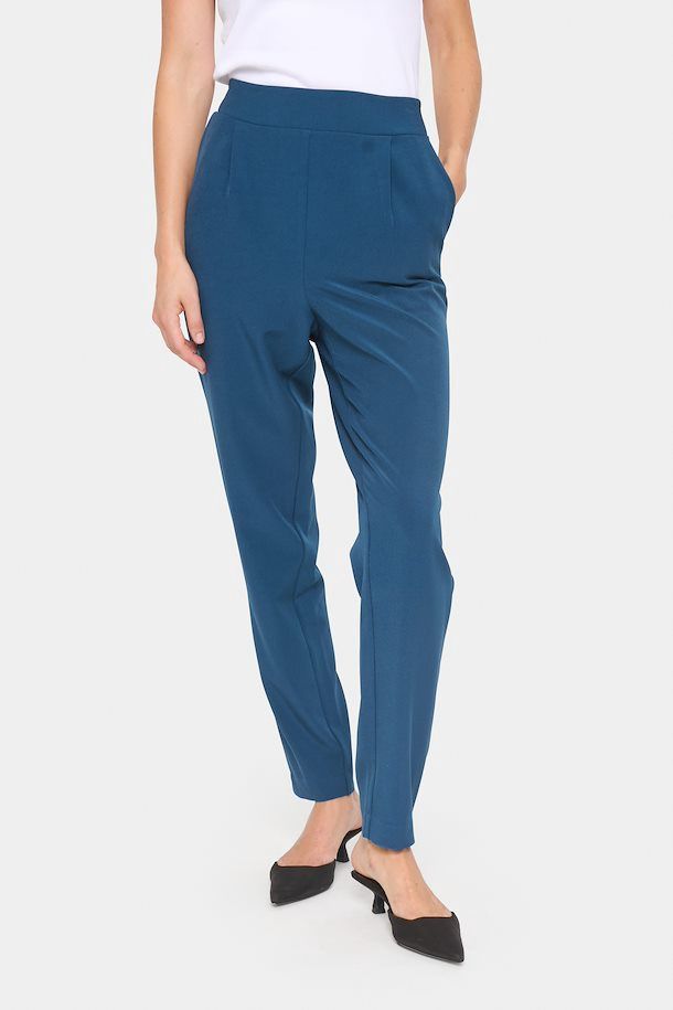 Celest petrol blue trousers