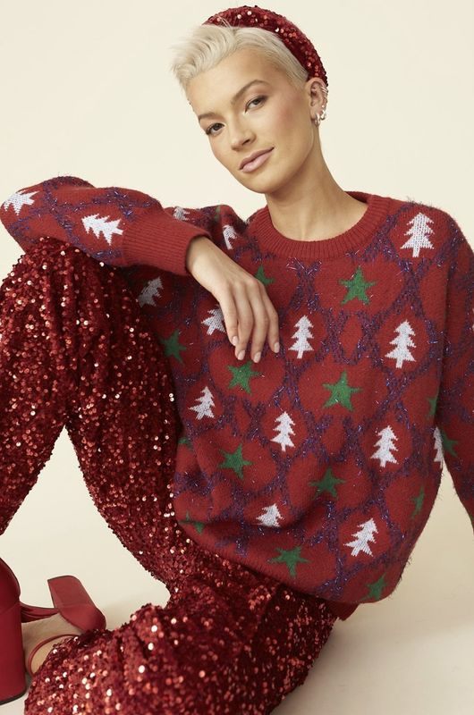 Red Christmas jumper