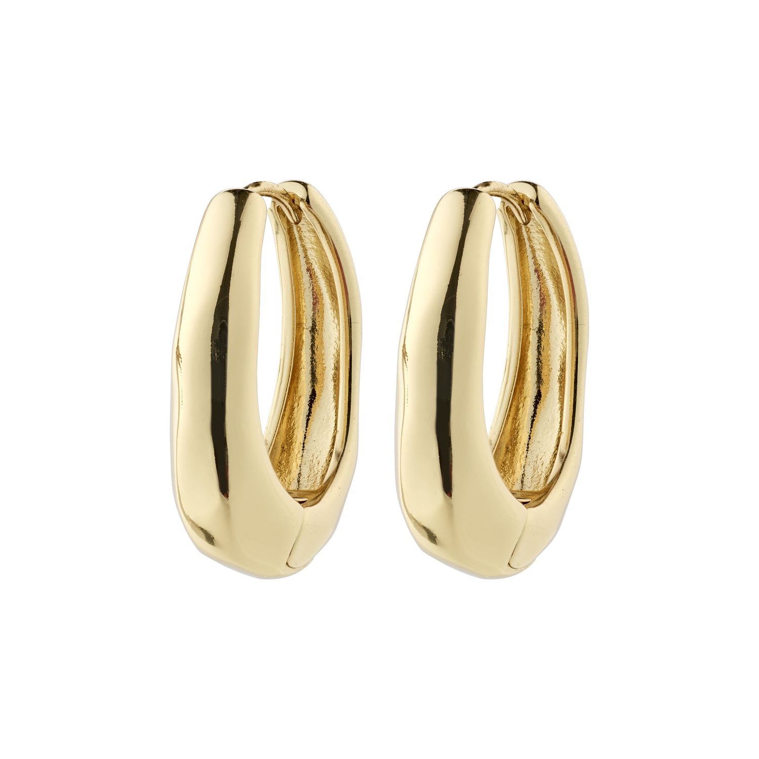 Asher hoop earrings gold-plated