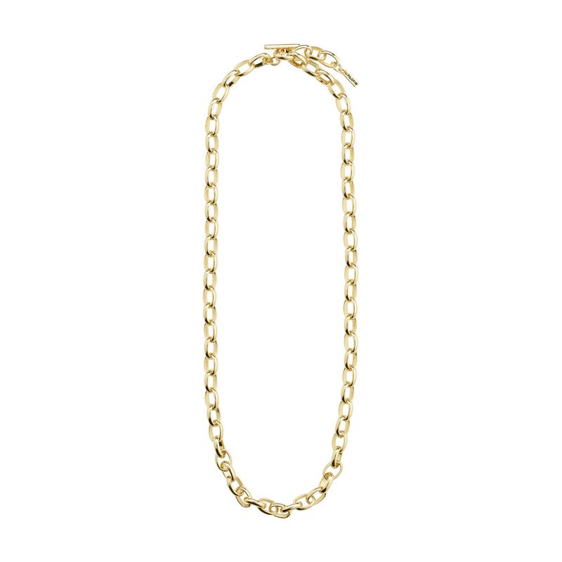 Charm gold-plated necklace