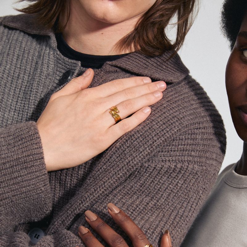 Elissa gold-plated ring