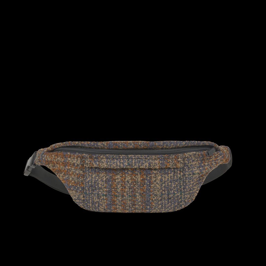 Day Woolen checked bumbag