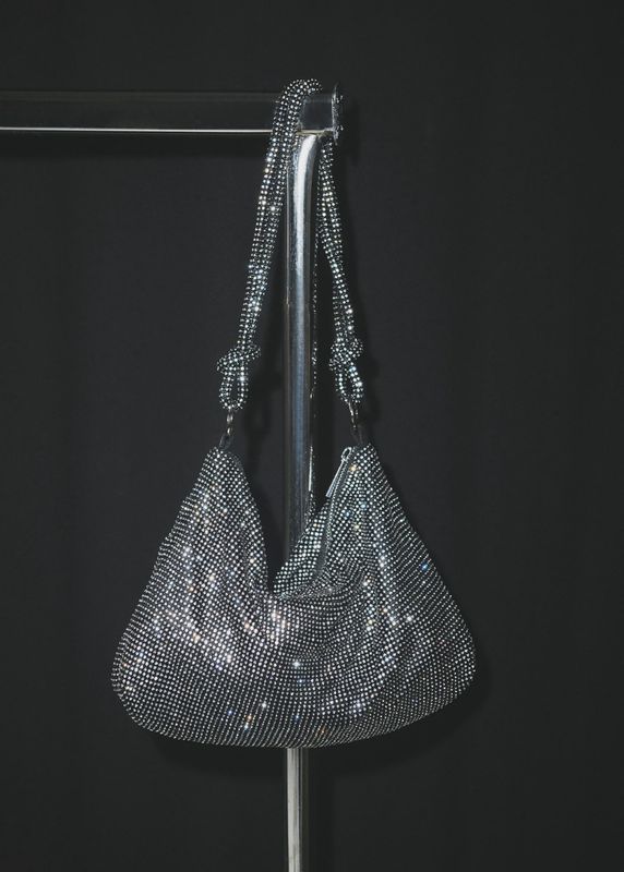 Day party night shoulder bag black