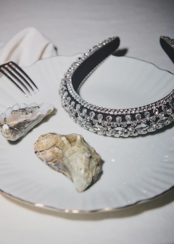 Day crystal hairband silver