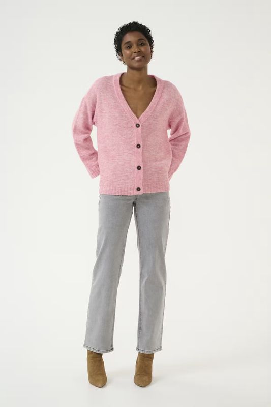 Blu knit cardigan blush pink