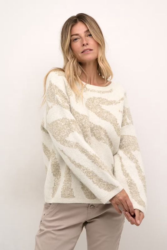 Temikka cream knit jumper