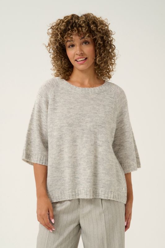 Blu knit jumper grey