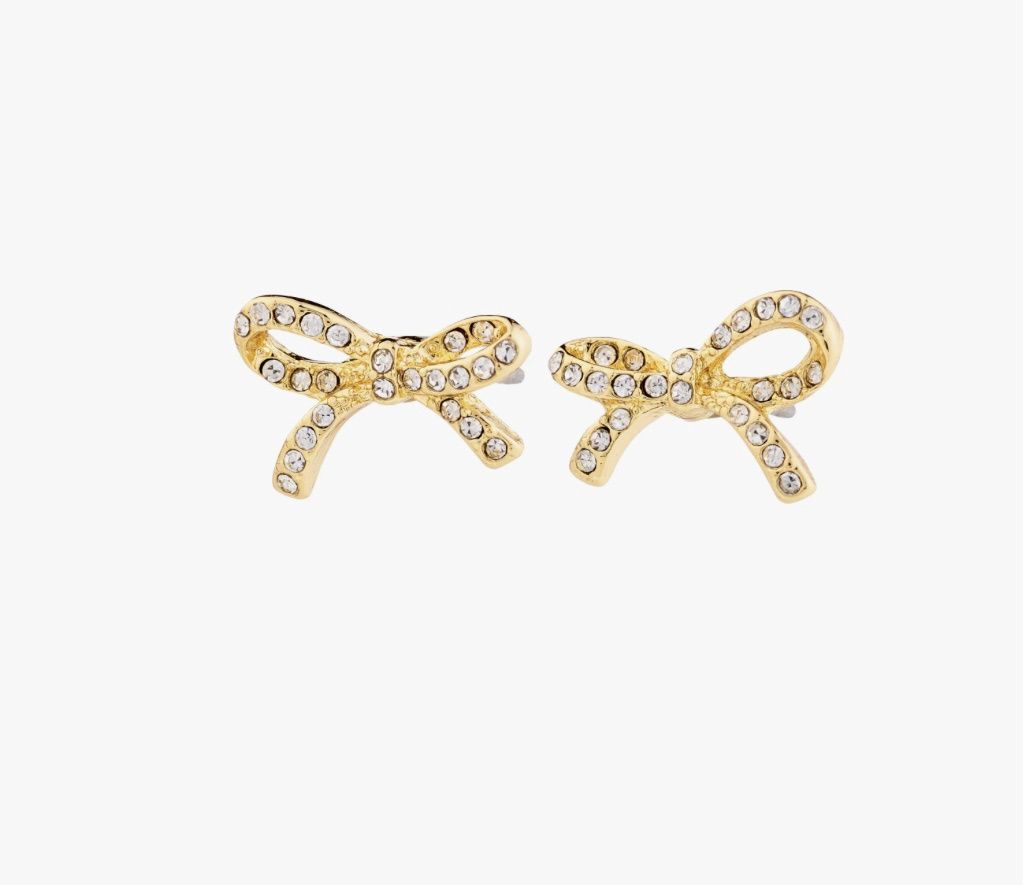 Catharina bow earrings gold