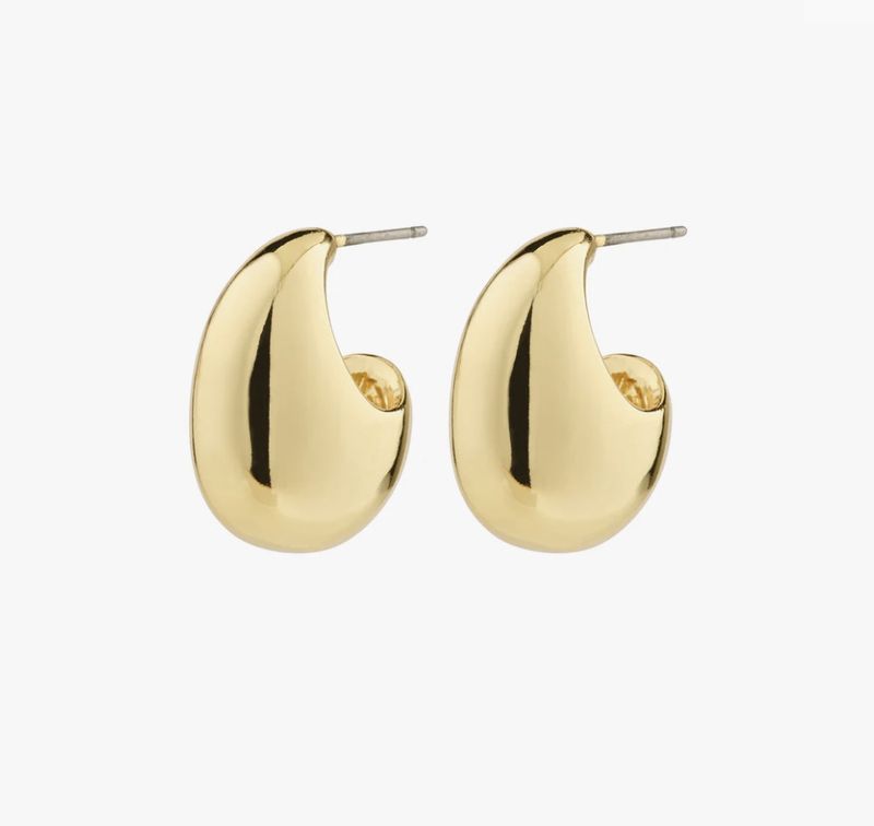 Intent earrings gold-plated