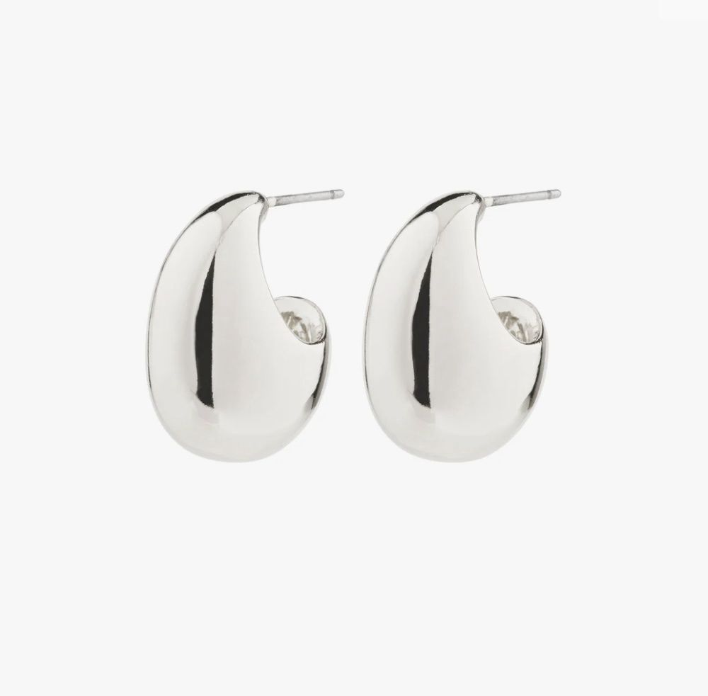 Intent earrings silver-plated