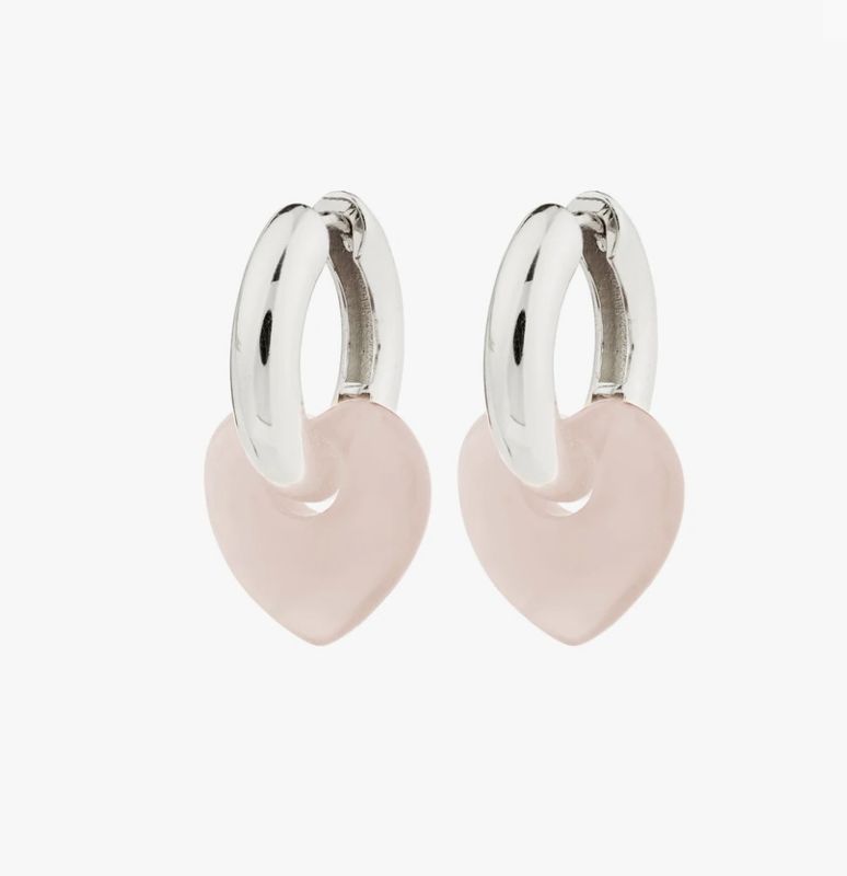 Kendall hoop earrings silver-plated