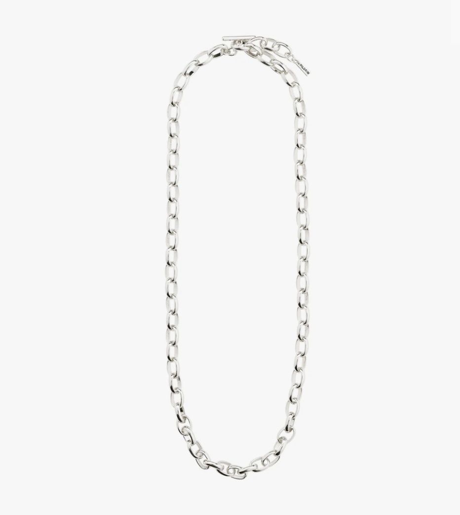Charm necklace silver-plated