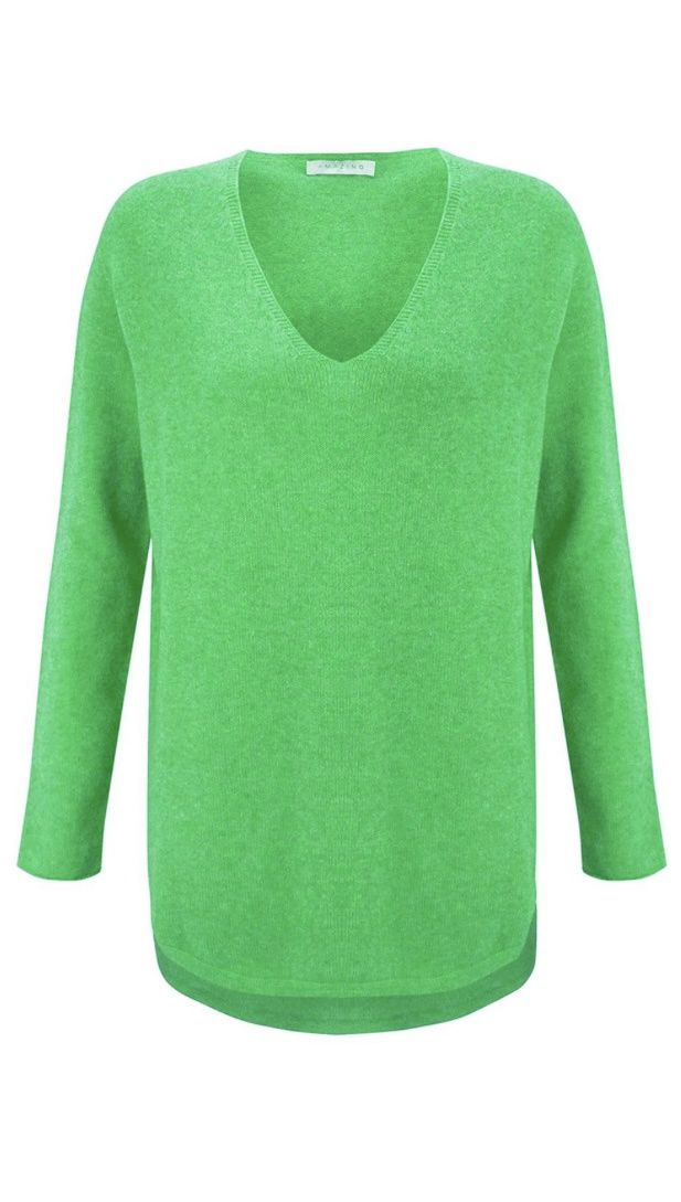 Perrie grass green jumper