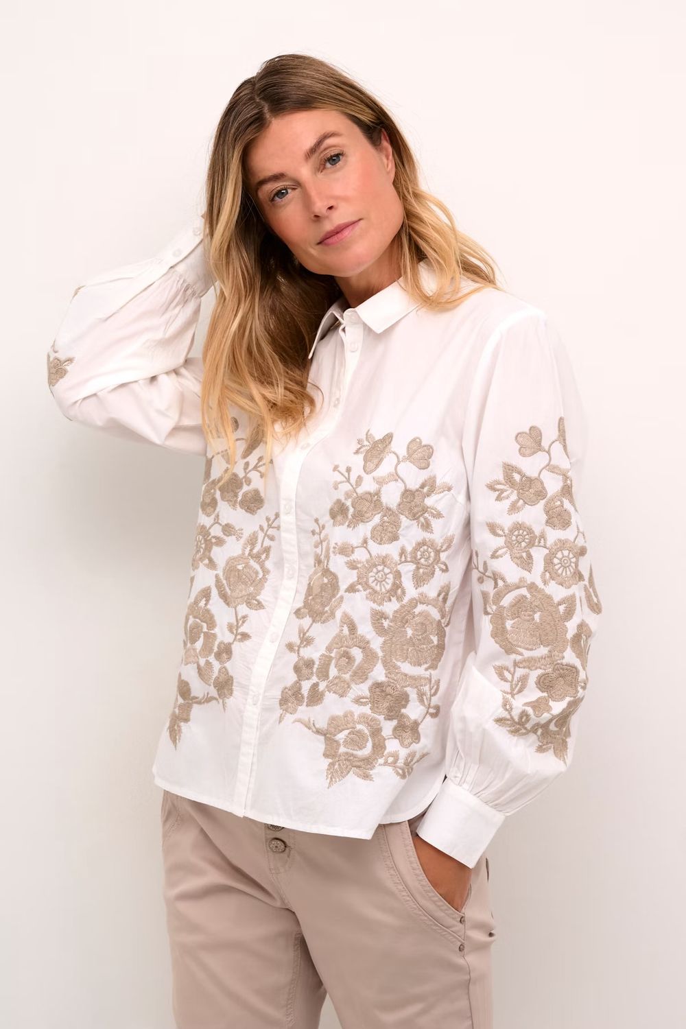 Daisy shirt white