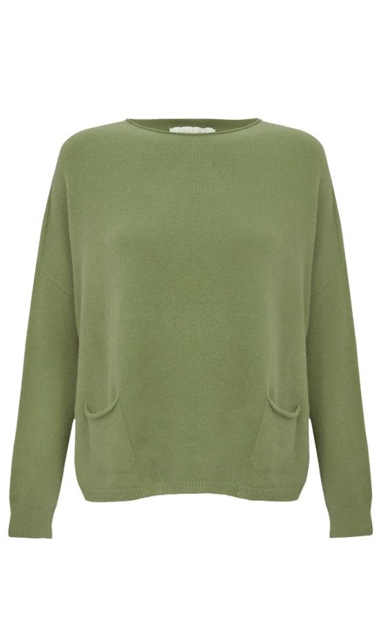 Jodie apple green jumper