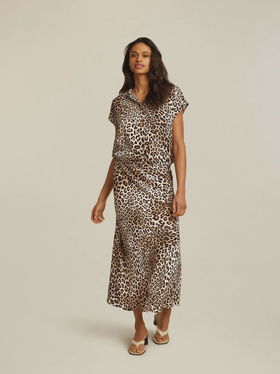 BT Lonneke animal print skirt