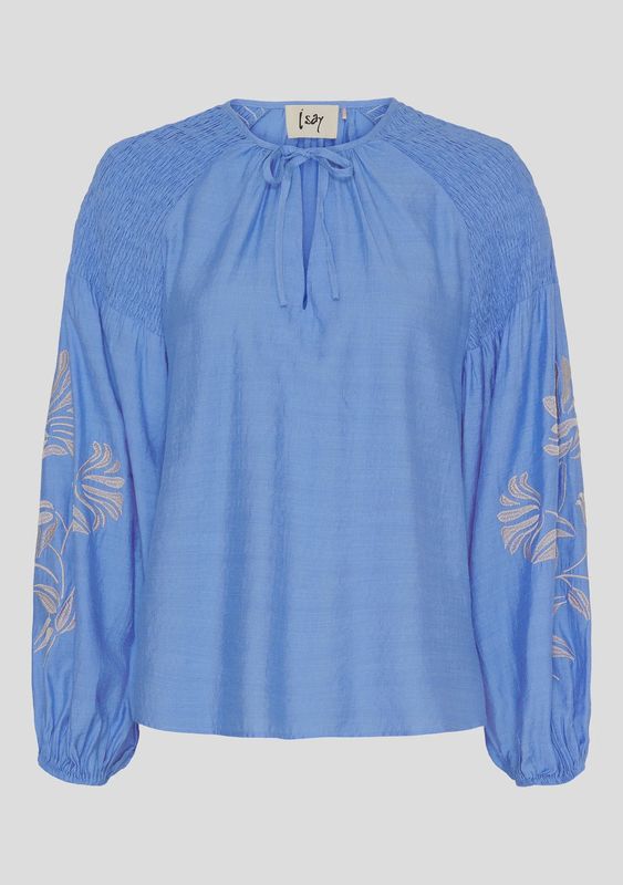 Ely blue blouse