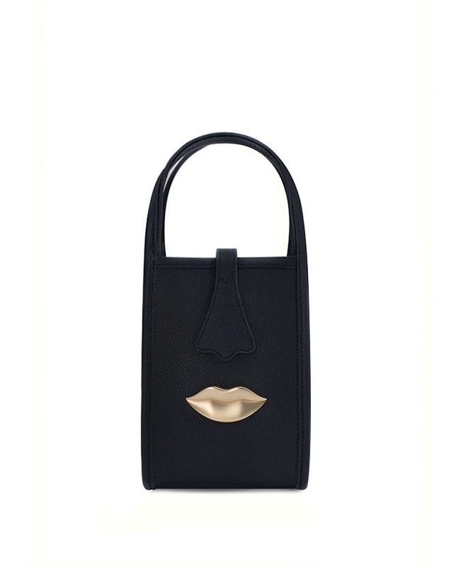 Venus mini tote bag black