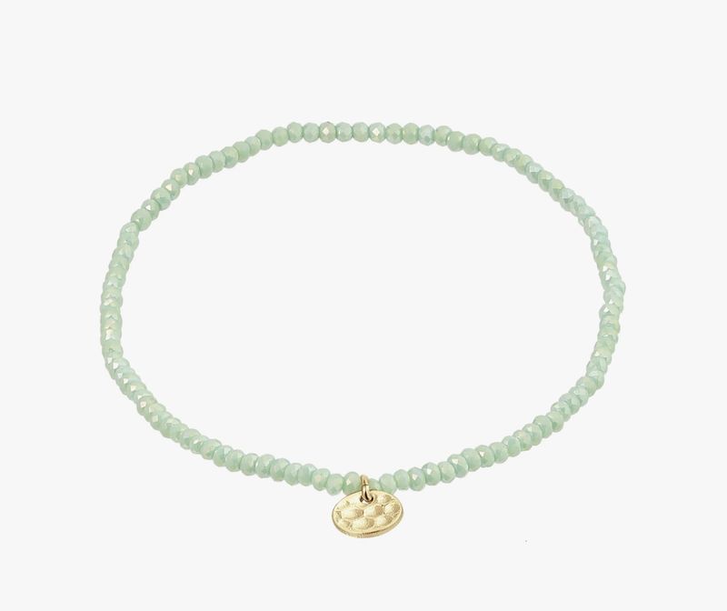 Indie bracelet Aqua green
