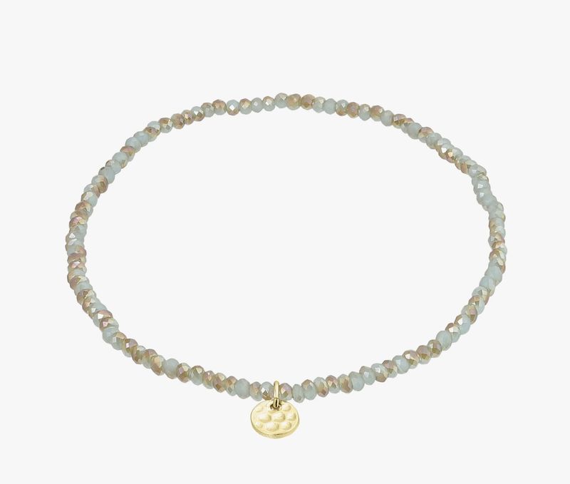 Indie bracelet teal blue