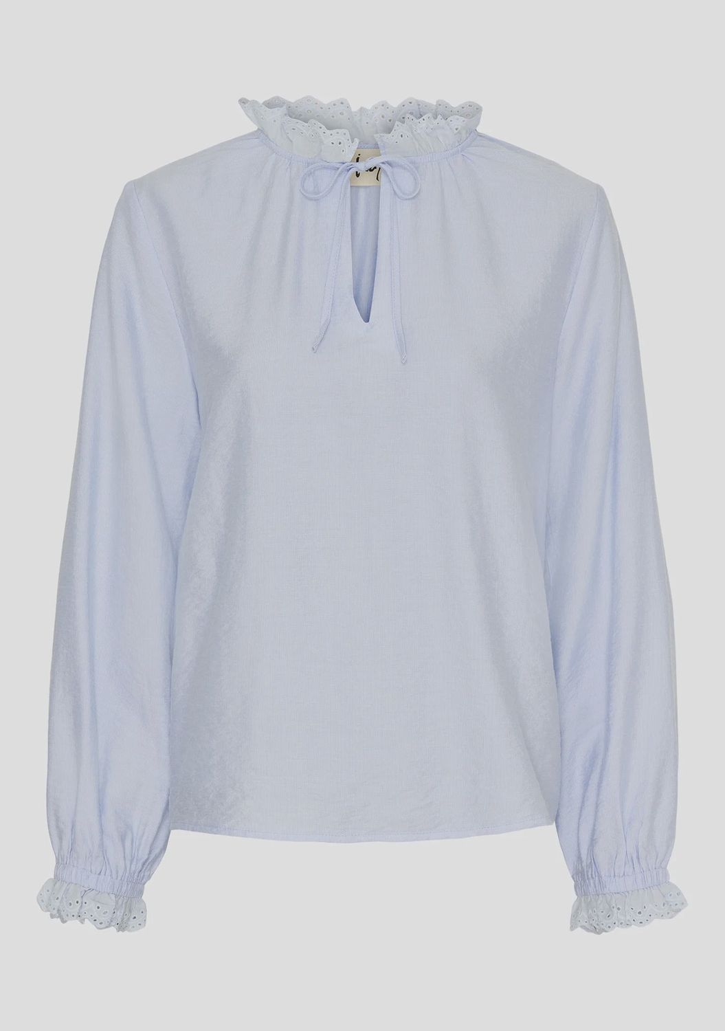 Tiff lace blouse light blue