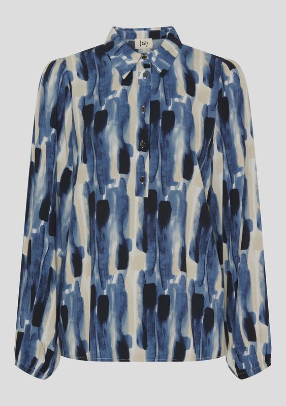 Asta blouse blue pattern