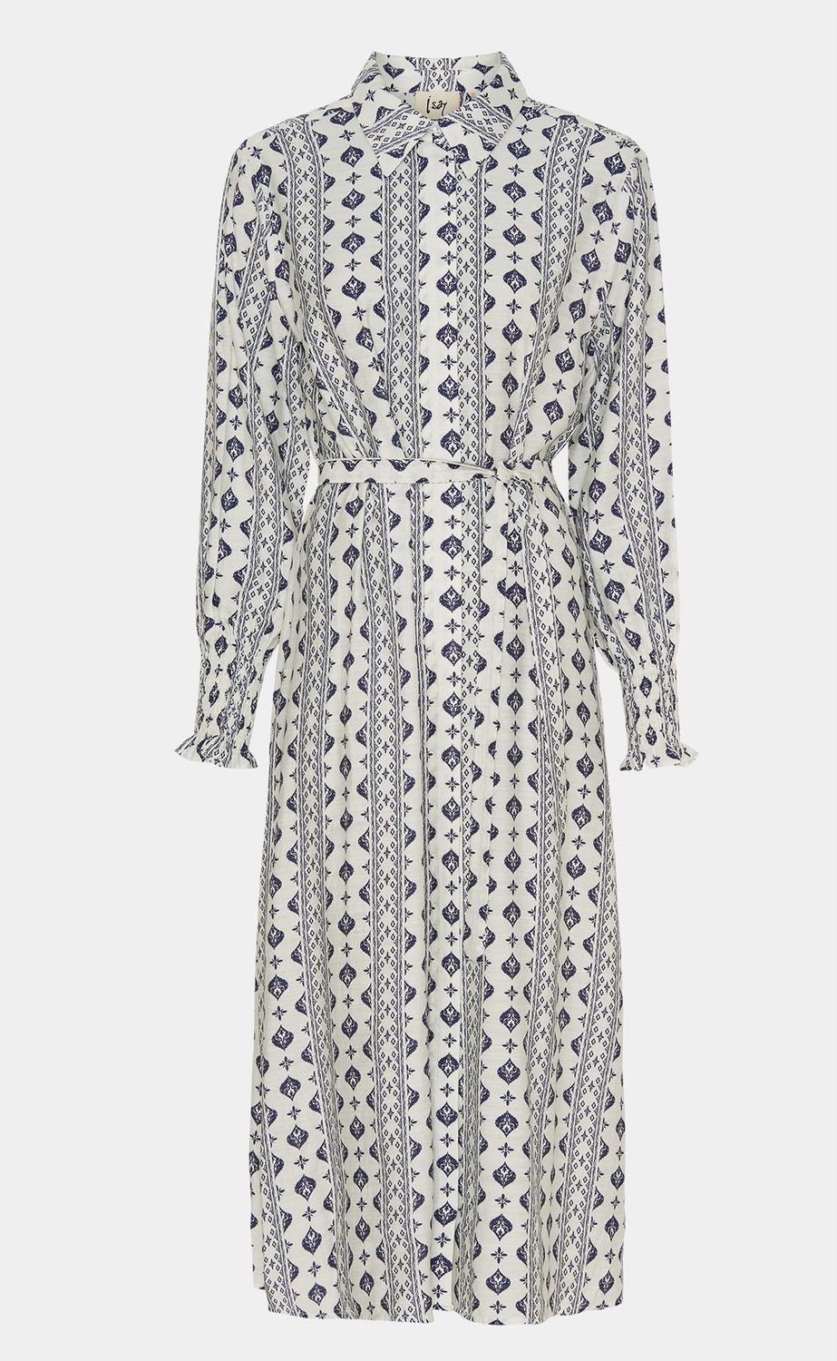 Ane dress navy and cream