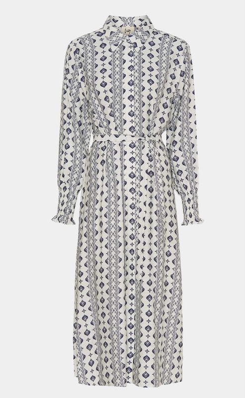 Ane dress navy and cream