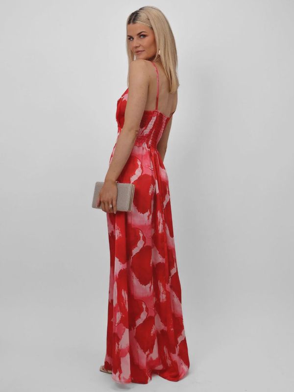 Lola maxi dress red