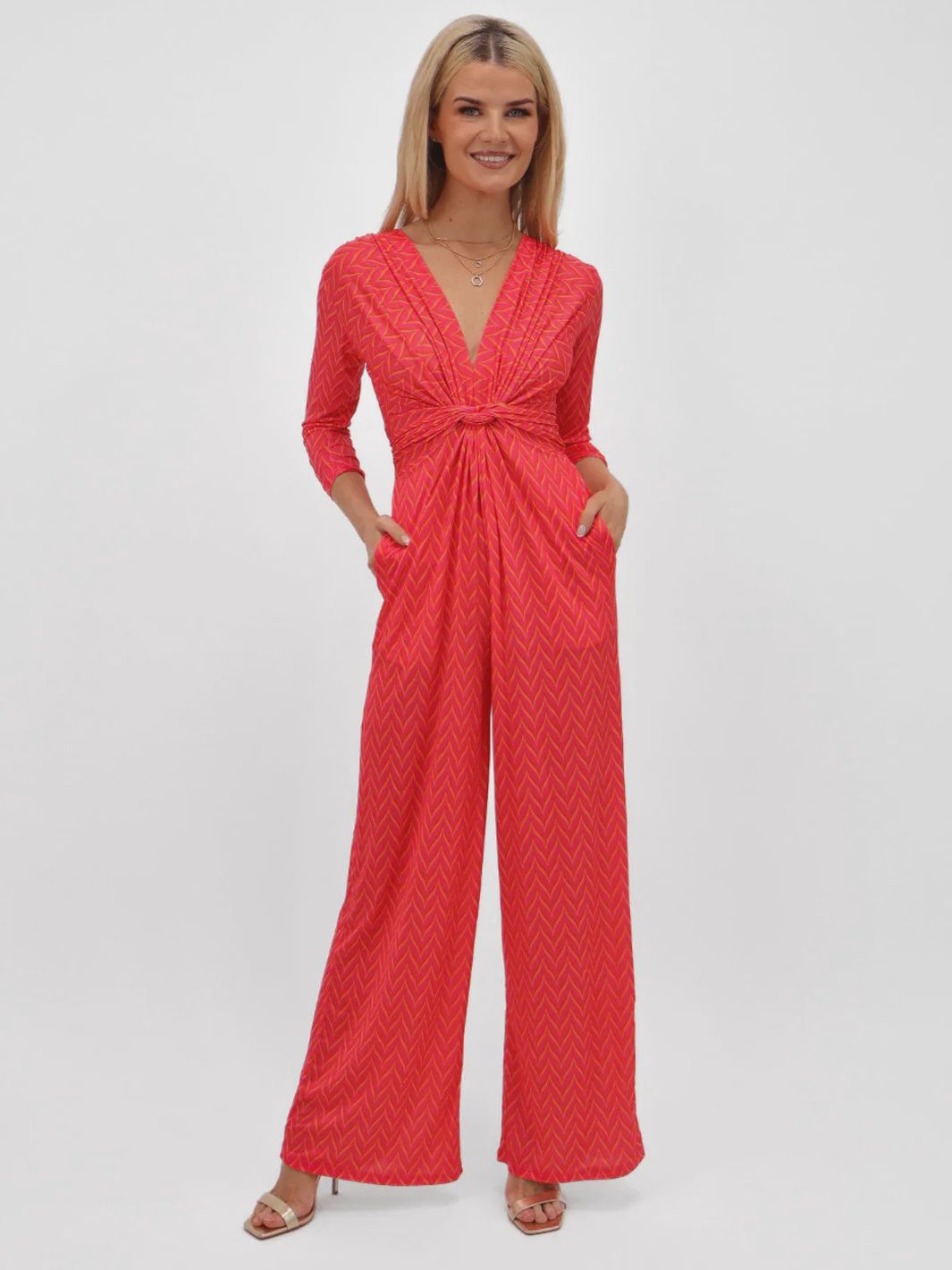 Sophia jumpsuit coral