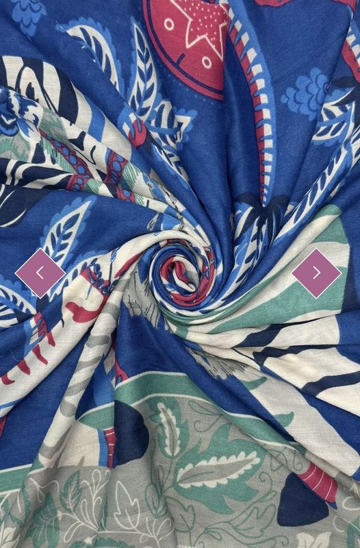 Indian zebra print scarf
