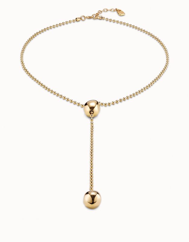18k gold Lonely planet chain necklace