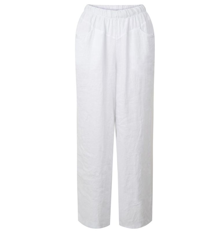 Orla white trousers long
