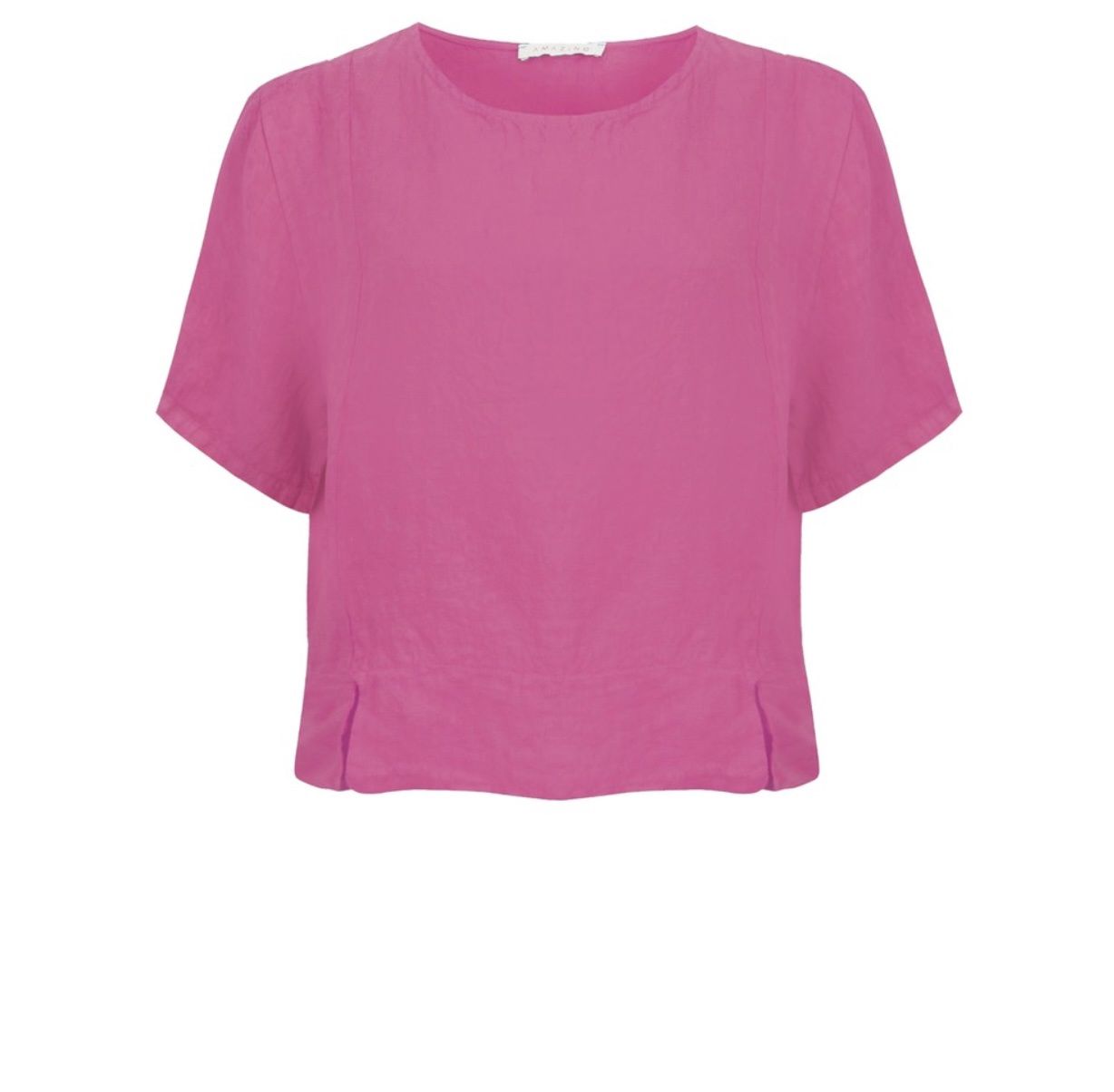 Lucie pink linen top